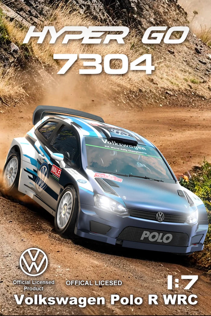 Hyper Go MJX 7304 WRC Remote Control Car 1/7 Drifting Car Rally Car Drifting Four-Wheel Drive Rally Car Model Toy