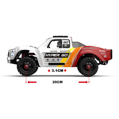HYPER GO MJX14211 1/14 4WD RC Car 75km/h Brushless 2.4G Remote Control Car with Gyroscope Off-road Racing RC Truck Toys