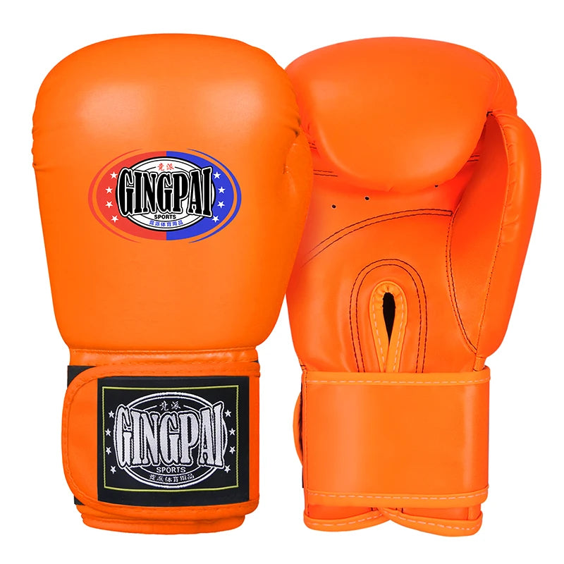High Quality Adults Women/Men Boxing Gloves MMA Muay Thai Boxe De Luva Mitts Sanda Equipments Free Fight Gloves 12 OZ
