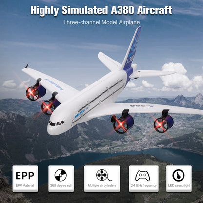 NEW RC Airplane 2.4G Three Channel 360 Degree Roll Remote Control Flying Aircraft for Beginner Flying Aircraft for Beginner