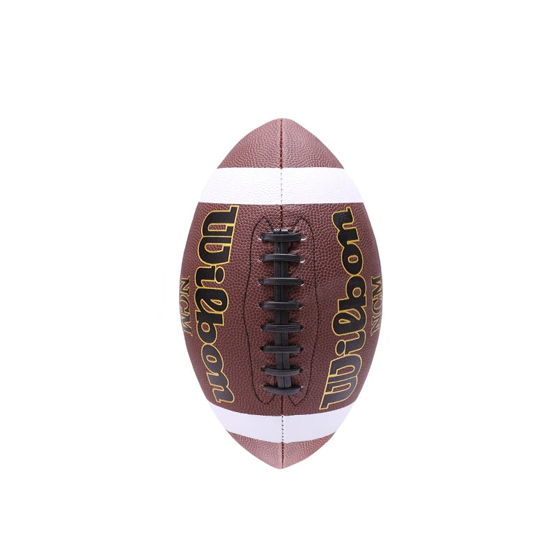 1PC High Quality Sports Size 6 Grip Official PU Leather Adult Kids Rugby American Football Balls