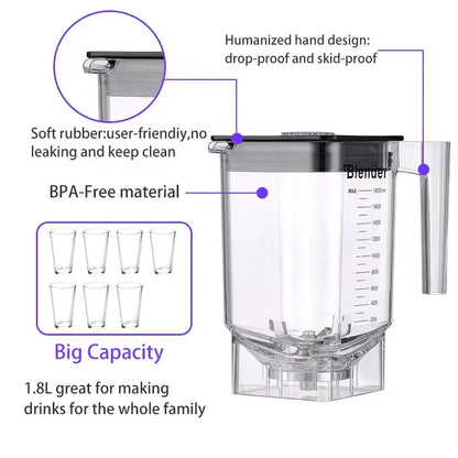 Hot Sell High Speed Mixeur Commercial Ice Smoothie Makers Binatone Blenders Mixers Food Processors and Juicers