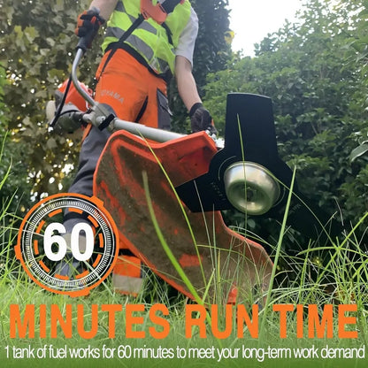 Best Selling 40cc 4-Cycle Gas Powered Brush Cutter Heavy Duty Weed Eater Dual Line String Trimmer Grass Trimmer Weed