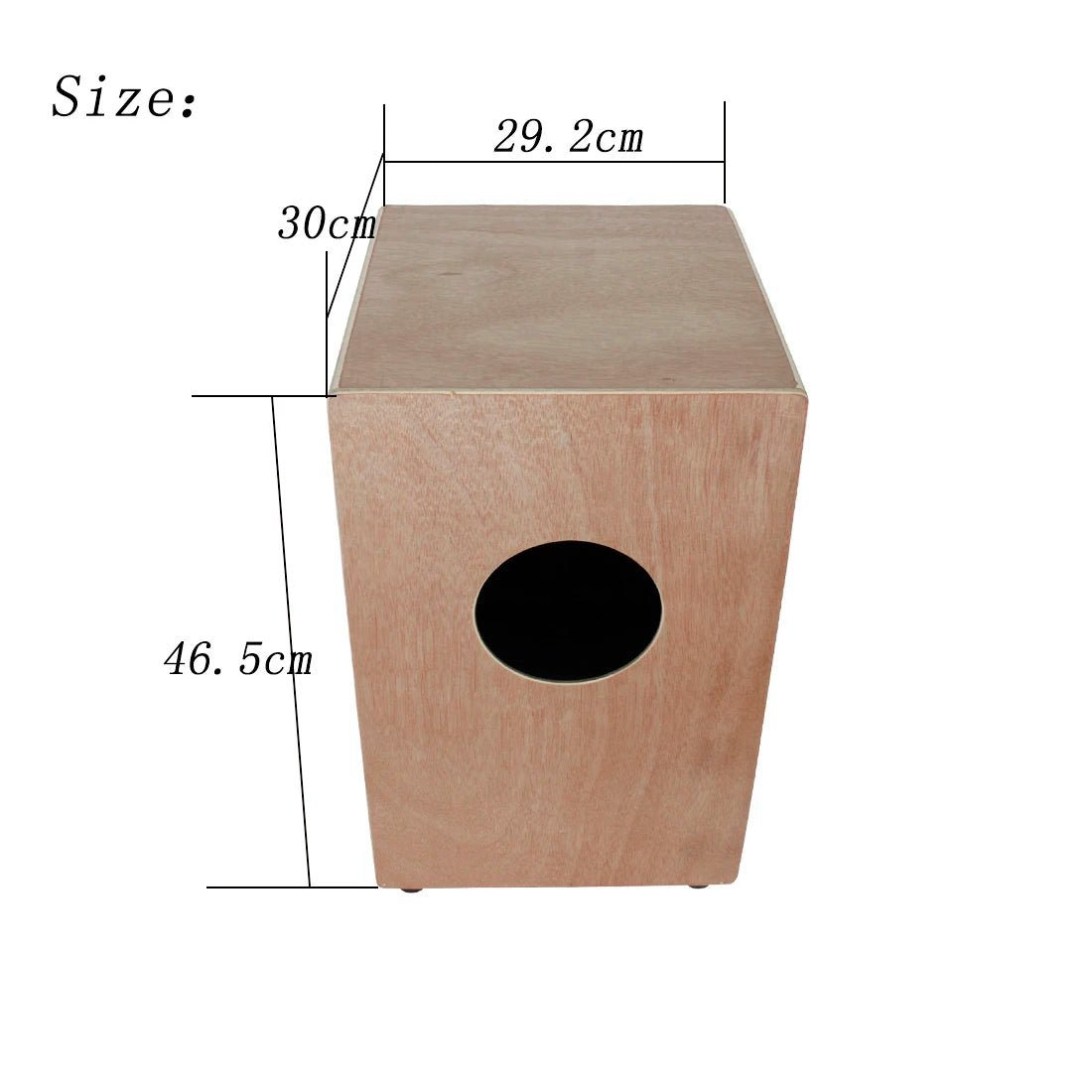 IRIN Cajon Box Drum Ebony Top Jazz Style Music Cajon Wooden Box Drums Musical Instrument Professional Percussion Instrument