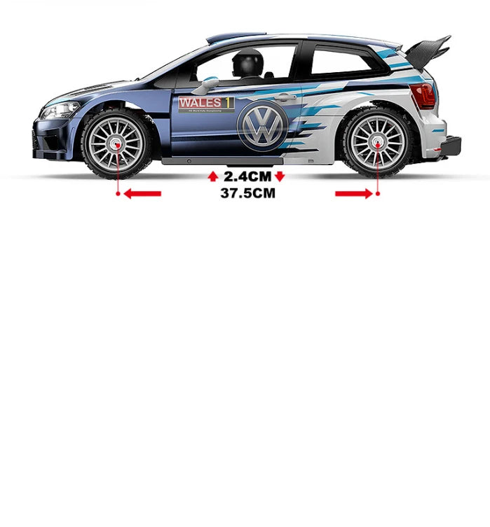 Hyper Go MJX 7304 WRC Remote Control Car 1/7 Drifting Car Rally Car Drifting Four-Wheel Drive Rally Car Model Toy