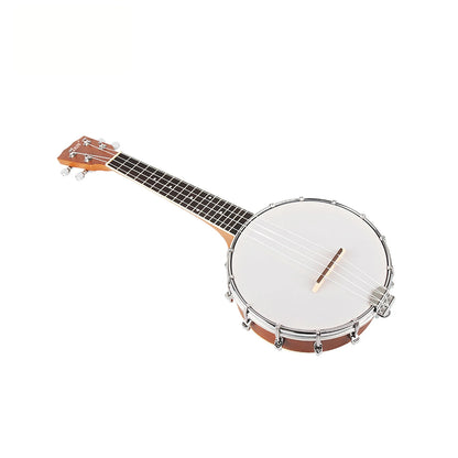 IRIN 4 Strings Banjo Sapele 4 Strings Banjo Ukulele Guitar Beginners Musical Instrument Rosewood Fingerboard Banjo With Bag