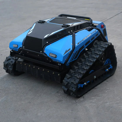 Efficient GPS Electric Lawn Mower Robot with Auto Docking for Turf Farm Operations GPS Electric Lawn Mower Robot