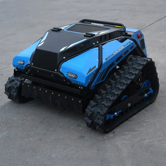 Efficient GPS Electric Lawn Mower Robot with Auto Docking for Turf Farm Operations GPS Electric Lawn Mower Robot