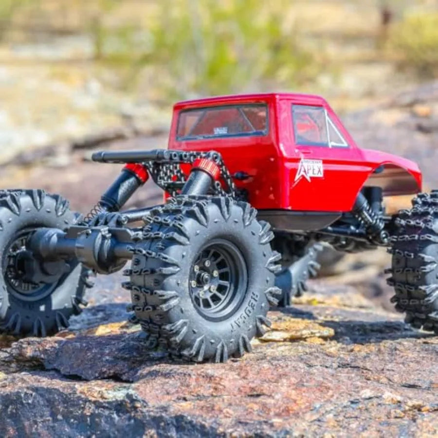 Redcat Racing Ascent-18 APEX 1/18 Scale Brushless Electric Rock Crawler Carbon Fiber 4WD RC Car for Adults with 2.4GHz Radio Sy