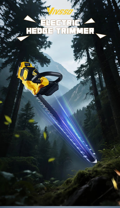 VIVSSO Cordless Electric Hedge Trimmer Lawn Mower Household Shrub Weeding Pruning Mower Garden Tools For Dewalt 20v Battery Pins