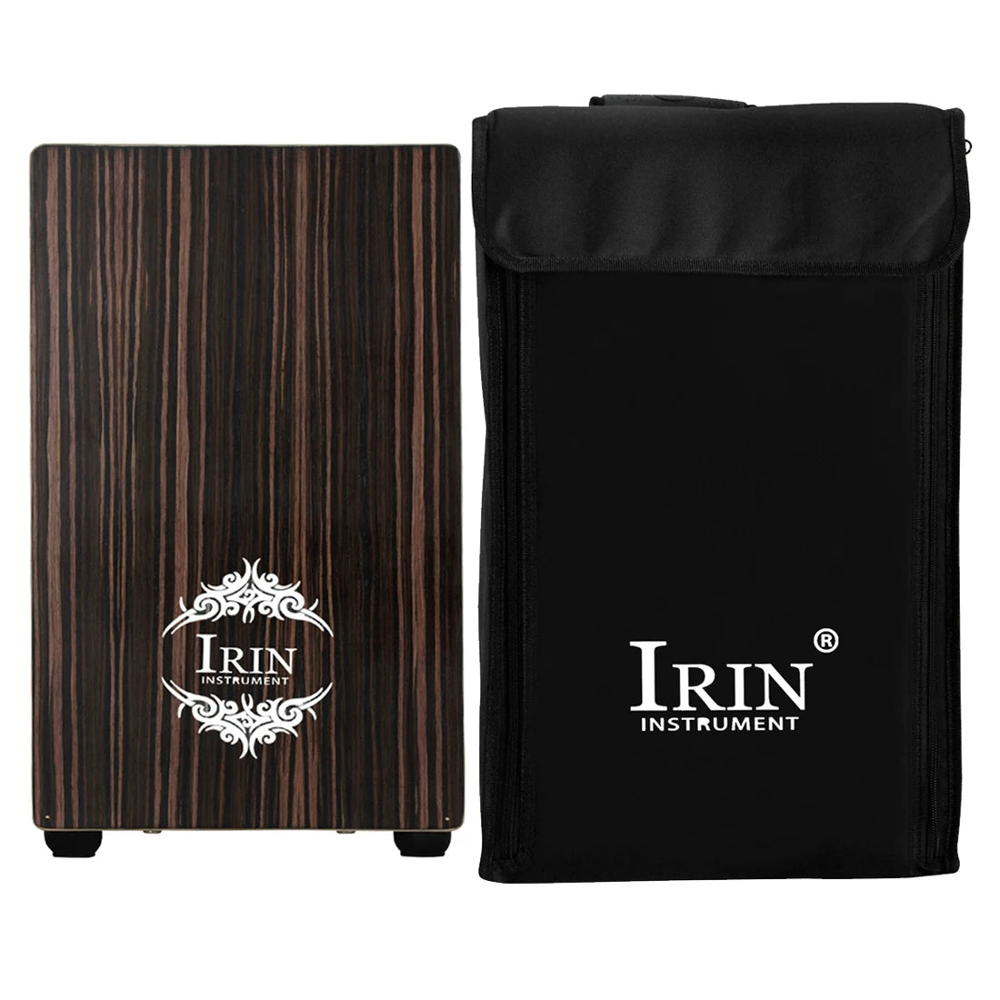 IRIN Cajon Box Drum Ebony Top Jazz Style Music Cajon Wooden Box Drums Musical Instrument Professional Percussion Instrument