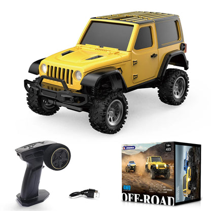 2.4G 1/36 Mini RC Rock Crawler 4WD Off-Road Car RTR Hobby Grade Remote Control Toy for Kids Adults Collectible Model