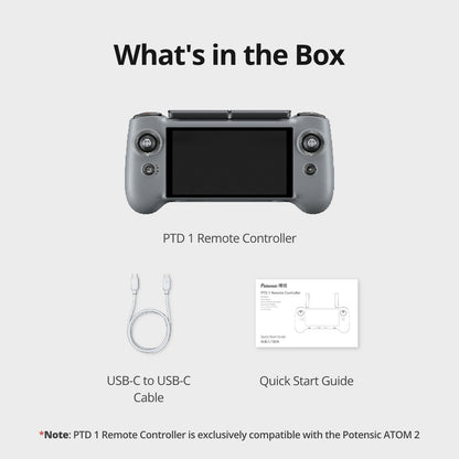 PTD-1 Remote Controller with 5.5" Integrated Screen for ATOM 2 Drone