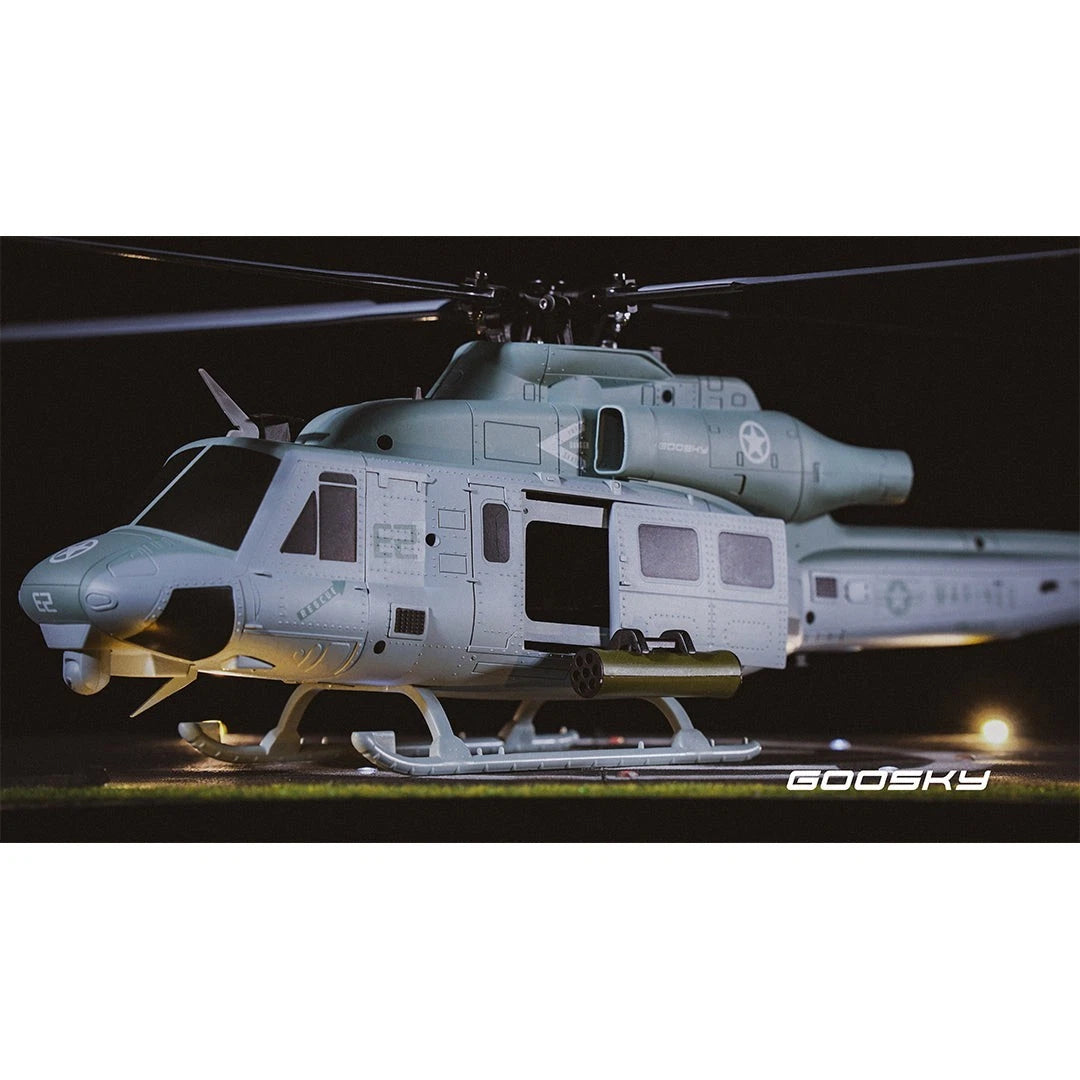 Goosky E2 UH-1Y Venom GPS Helicopter - RTF (Mode 2) with Carrying Case