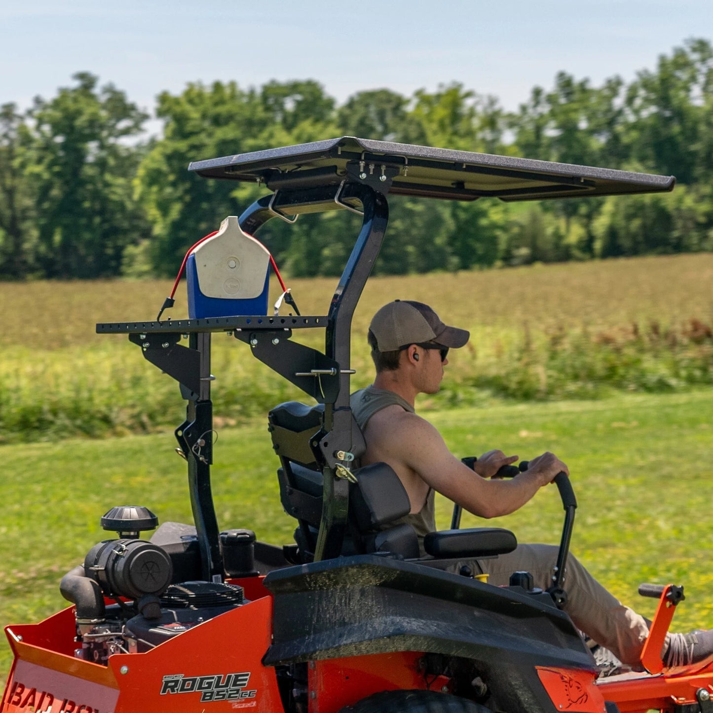 BAD BOY ZERO-TURN MOWER CANOPY- BLACK