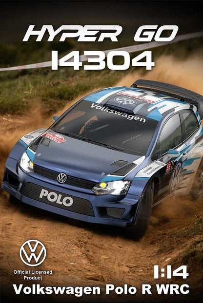 MJX Hyper Go 14304 1/14 VW Polo R WRC Brushless RC Rally Car - Licensed