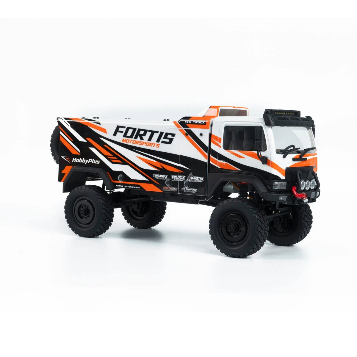 HobbyPlus DKR-4 FORTIS 1/18 4WD Rally Raid Truck RTR, Brushless, white