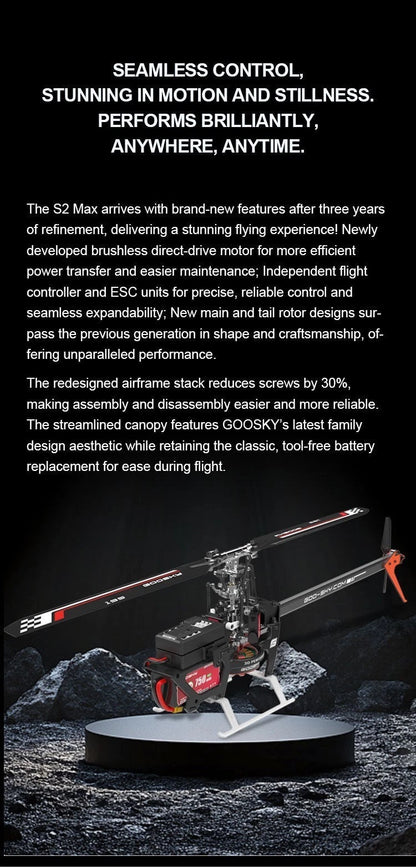 Goosky S2 Max Helicopter (RTF) - Orange