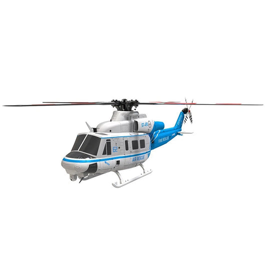 Goosky E2 UH-1Y Blue/White GPS Helicopter - BNF with Carrying Case