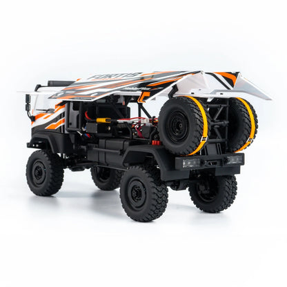 HobbyPlus DKR-4 FORTIS 1/18 4WD Rally Raid Truck RTR, Brushed, white