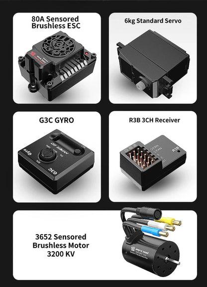 MJX Hyper GO WRC C3 10303 4WD Brushless RC Rally Racing 1/10 Without Battery & charger