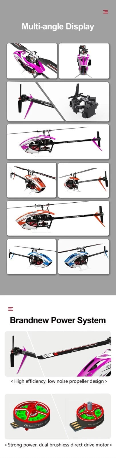 Goosky Legend S1 Helicopter (RTF - Mode2) - Orange