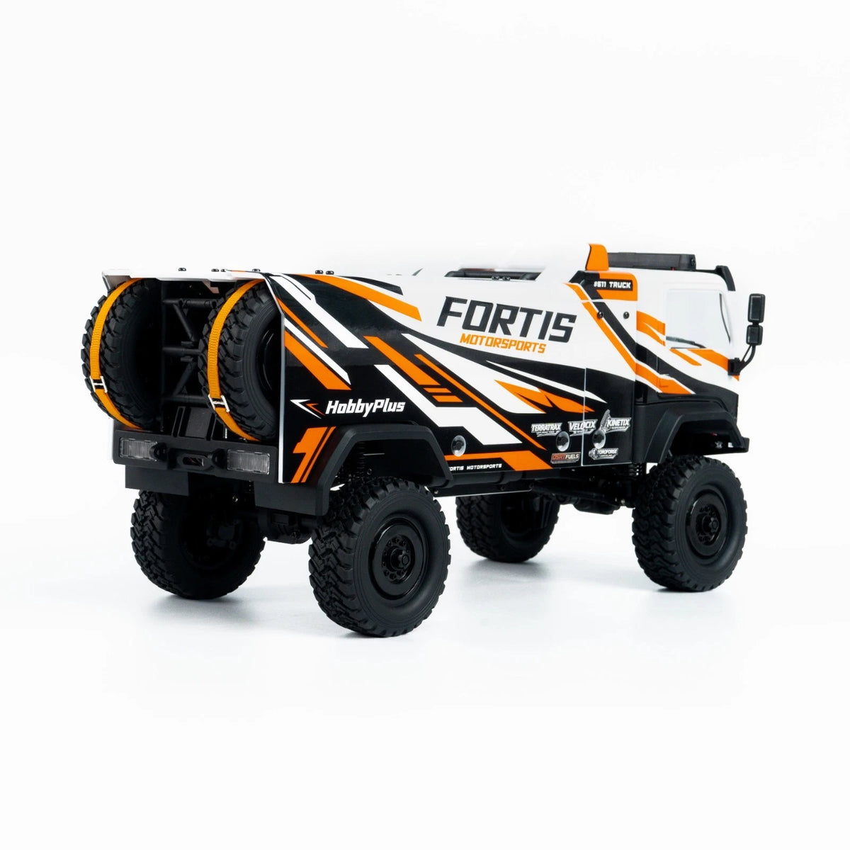 HobbyPlus DKR-4 FORTIS 1/18 4WD Rally Raid Truck RTR, Brushless, white