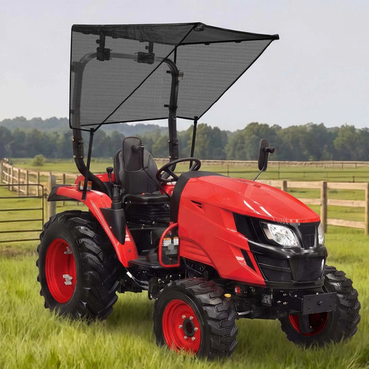 Sun Shade Tractor Canopy Top Mowers For John Deere Kubota 2" x 2" or 2" x 3"ROPS