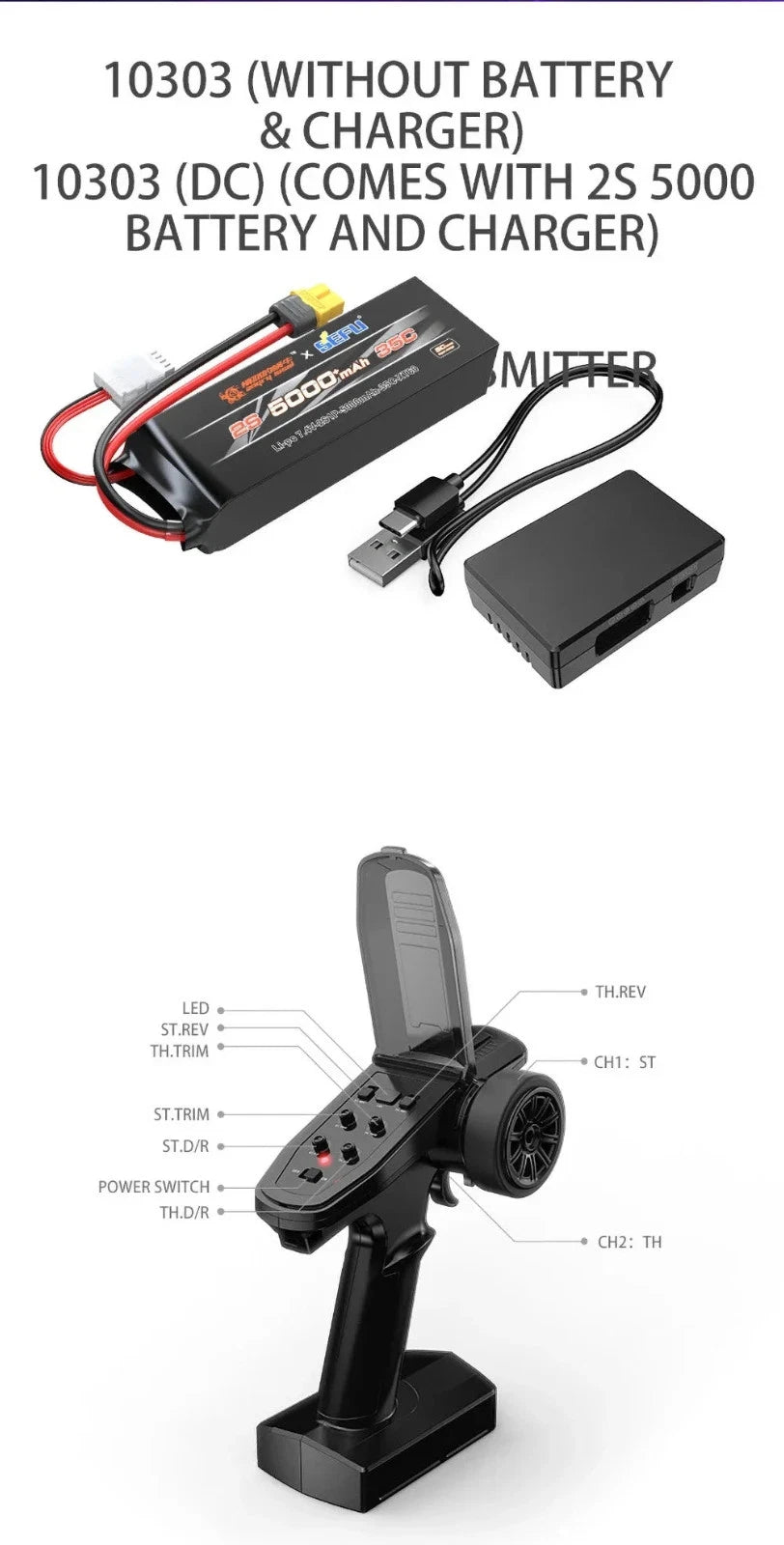 MJX Hyper GO WRC C3 10303 4WD Brushless RC Rally Racing 1/10 Without Battery & charger
