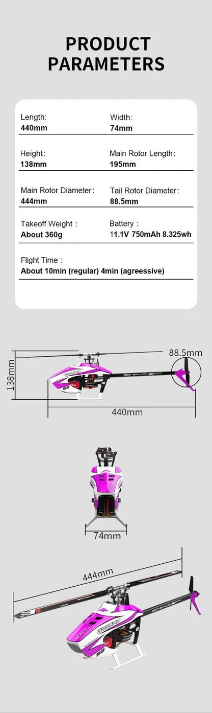 Goosky S2 Max Helicopter (RTF) - Orange